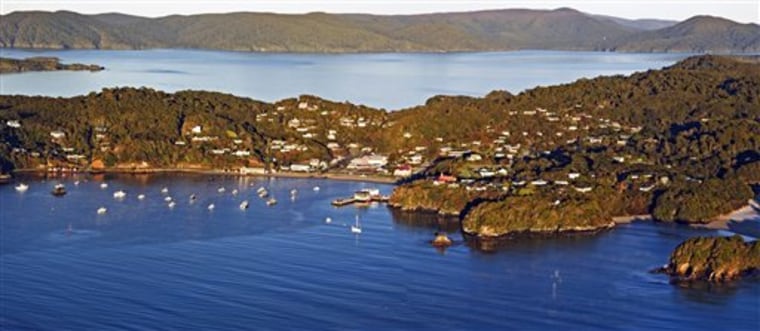 Stewart Island, off the south coast of New Zealand, is just 67 square miles and has only 300 to 400 year-round residents, most around the township of Oban, pictured here. 